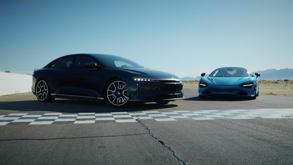 Track Comparison: 2024 Lucid Air Sapphire vs. 2024 McLaren 750s Coupe