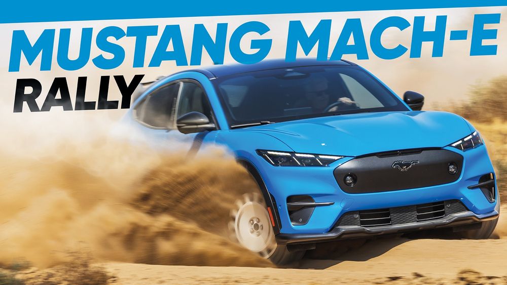 Can An Electric Mustang SUV Really Off-Road?! 2024 Ford Mustang Mach-E Rally First Test